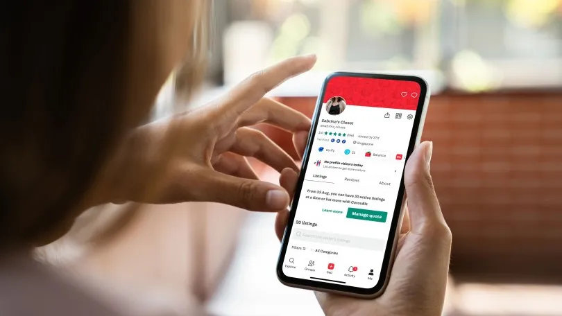 Photo for Carousell's website.