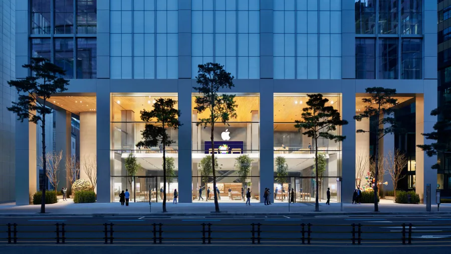 Apple Myeongdong. Photo from Apple's website.