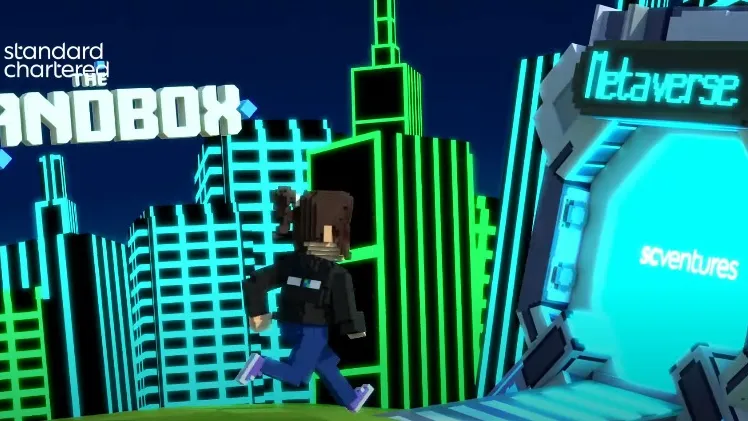 A still from Standard Chartered's announcement video.