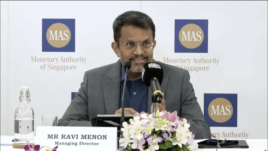 MAS Managing Director Ravi Menon (Photo from MAS)