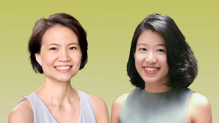 Hui Ling Wong (left) and Yen Lin Ee (right). Photo from Fusion.