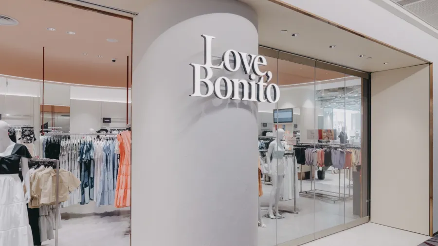 313 Love, Bonito store. Photo from Love, Bonito.
