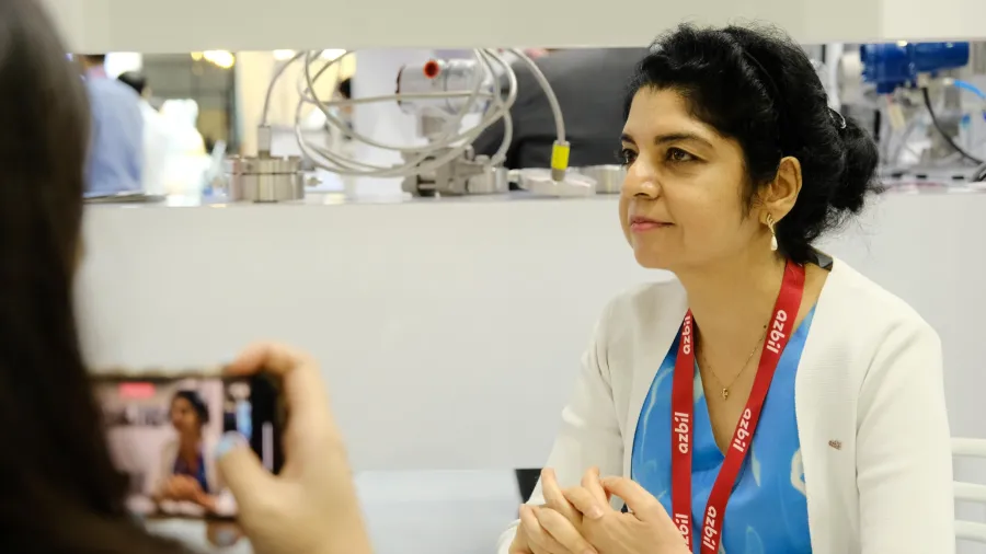Azbil Corporation’s Global Executive Member, Anju Jaswal (Photo from Azbil)