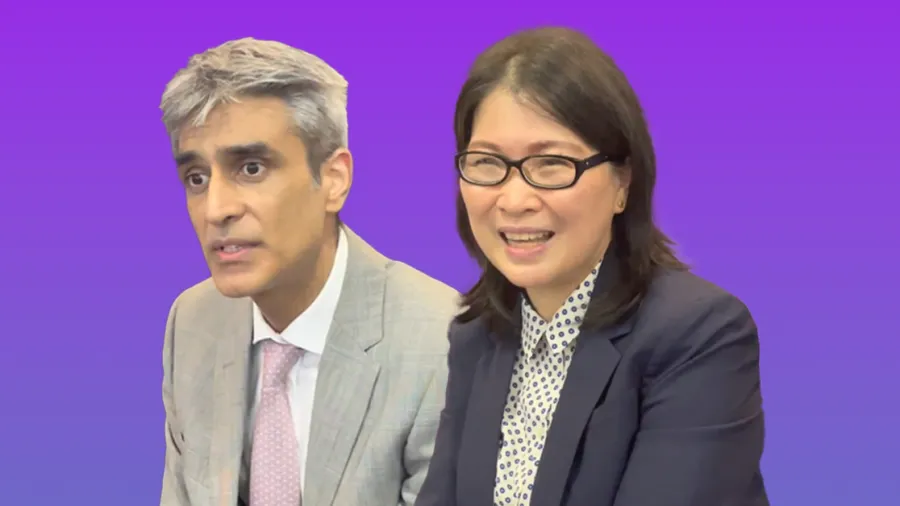 Vikram Kalkat, co-founder and vice president of the International Centre for Industrial Transformation (INCIT); Rafaelita Aldaba, DTI undersecretary for Competitiveness and Innovation