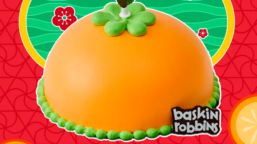 Ice Orange Cake /Baskin-Robbins Malaysia