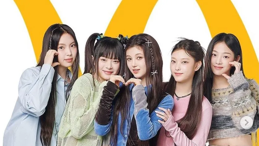 NewJeans /McDonald's South Korea Instagram