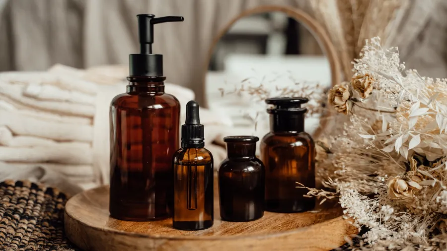 Photo by Alesia Kozik: https://www.pexels.com/photo/brown-glass-bottles-on-brown-wooden-tray-7795789/