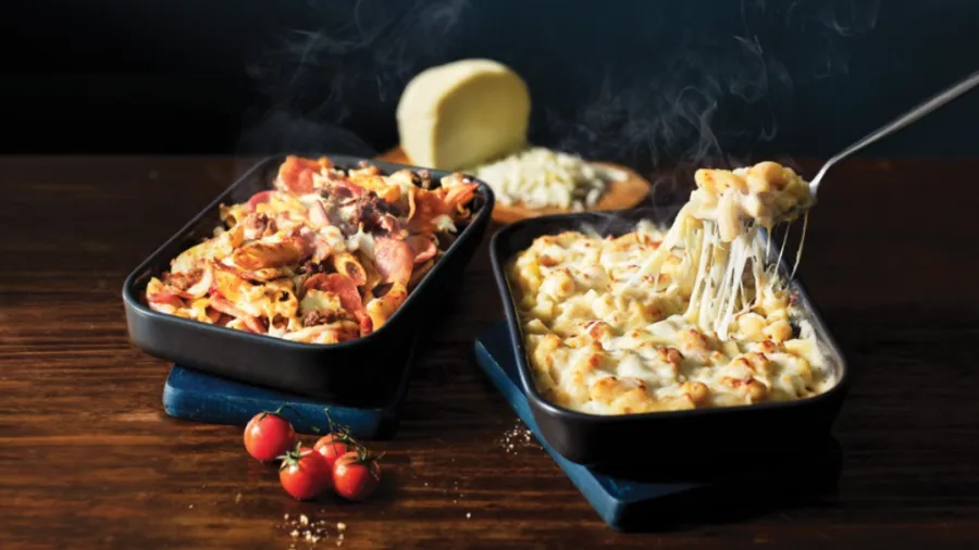 Meatlovers and Simple Mac & Cheese Pasta. /Domino's