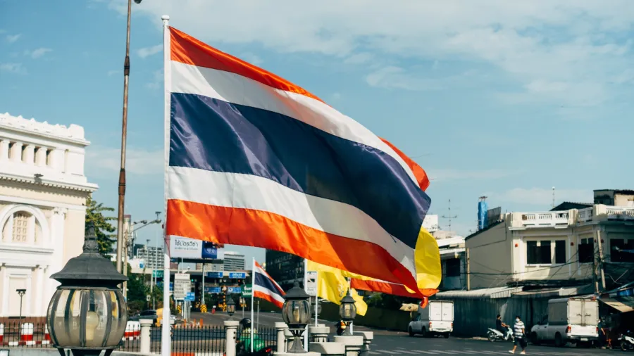 Photo by Markus Winkler: https://www.pexels.com/photo/photograph-of-the-thailand-flag-11262194/