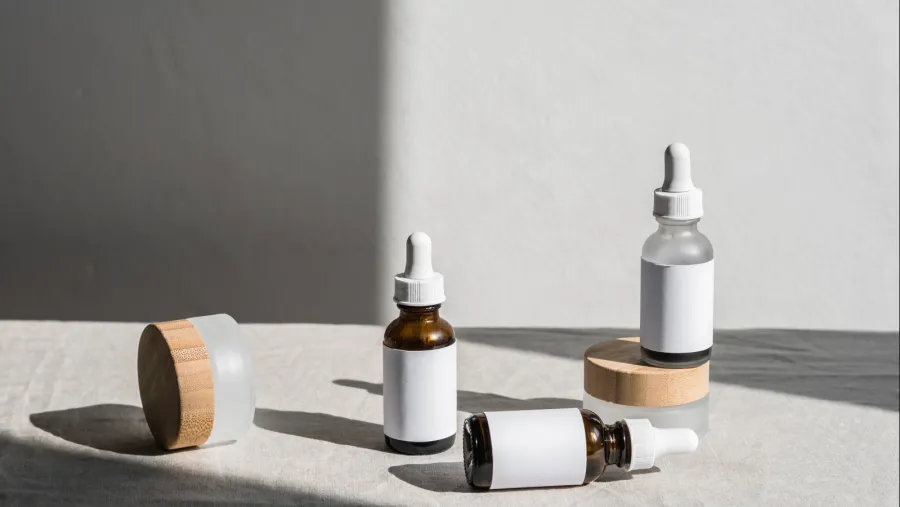 Photo by Polina Kovaleva: https://www.pexels.com/photo/white-and-brown-bottles-on-white-table-8101512/