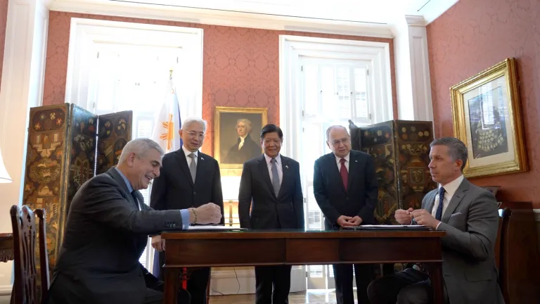 The MoU signing was held in Washington, DC. Image source: DTI