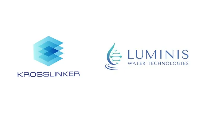 Logos from Krosslinker and Luminis Water Technologies