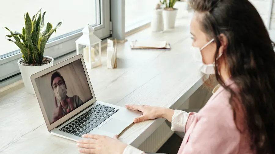 Photo by Edward Jenner: https://www.pexels.com/photo/woman-having-a-video-call-4031818/