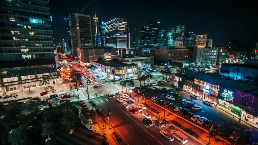 Photo by Meo Fernando: https://www.pexels.com/photo/aerial-photo-of-cars-on-road-during-night-3214989/