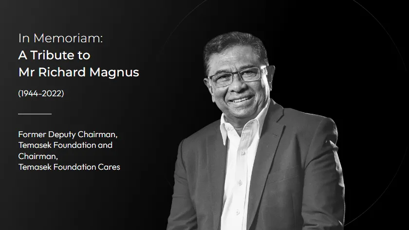 Richard Magnus. Photo from Temasek Foundation