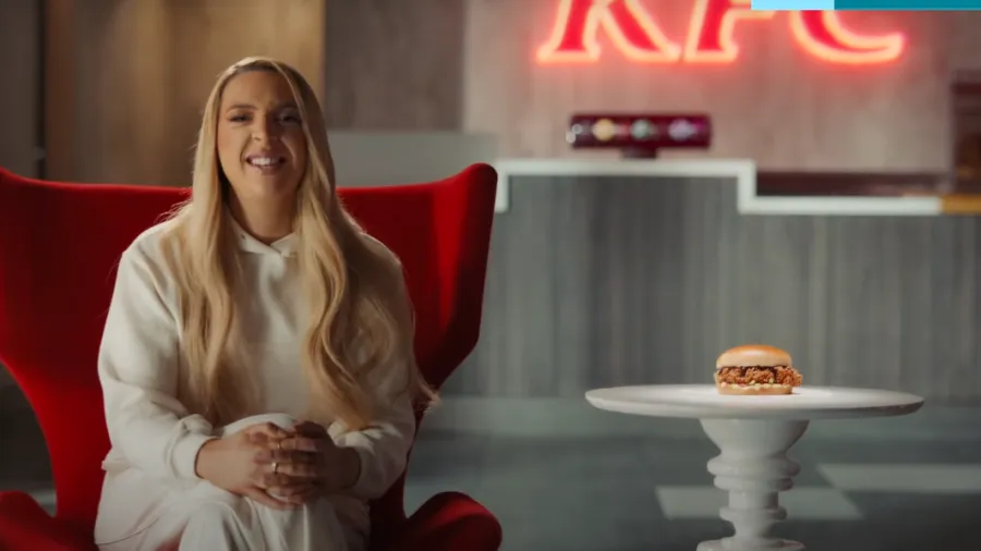 KFC ad screenshot. /KFC UKI