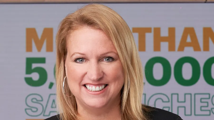 Carrie Walsh, President of EMEA, Subway. /Subway