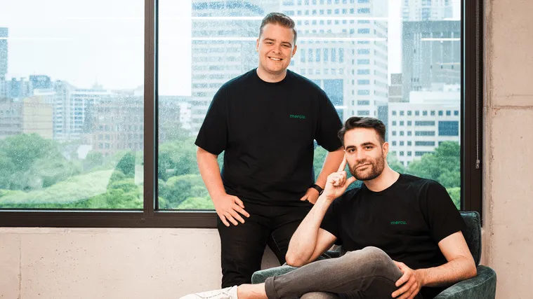 Mercu co-founders Elliott Gibb and Jascha Zittel