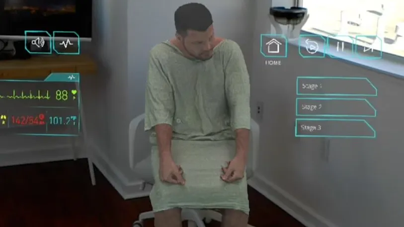 GigXR's HoloPatient / GIGXR website