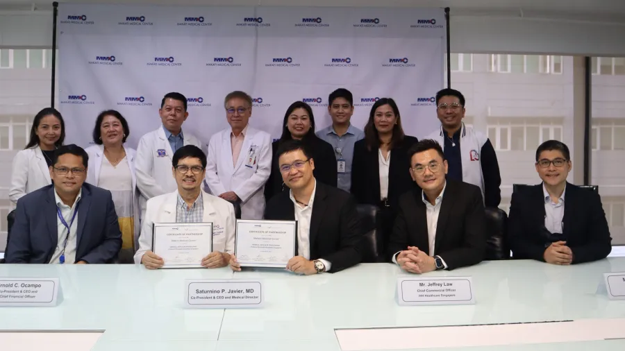 MakatiMed and Singapore's Parkway Hospitals signed a global partnership. /MakatiMed communications team