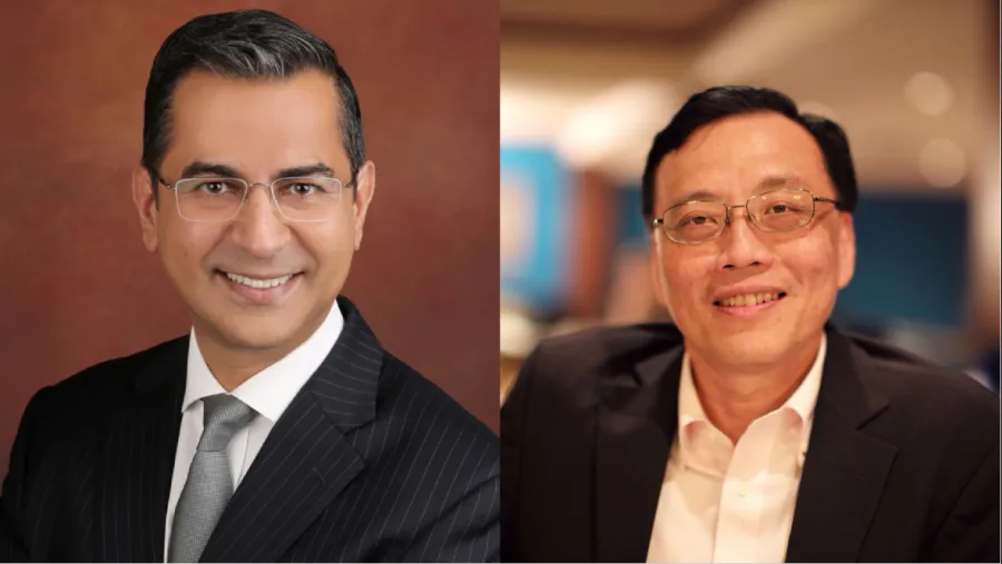 Vinay Gandhi (left) and Foo Tian Ong (right).