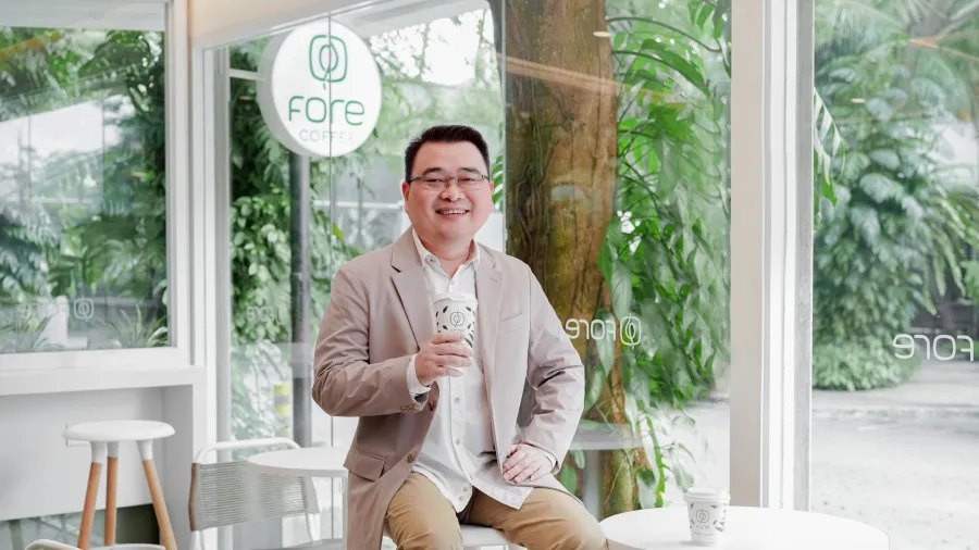 Vico Lomar, the CEO and co-founder of Fore Coffee. /Fore Coffee