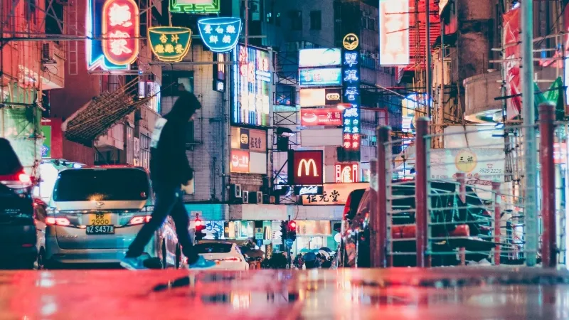 A street in Hong Kong. Photo by Spencer Chow via Unsplash..