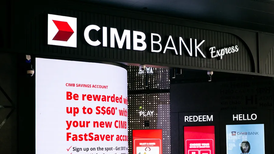 A branch of CIMB Bank Express in Singapore. Photo courtesy of CIMB.