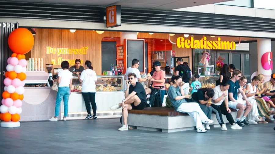 Gelatissimo outlet in Darling Harbour. /Photo provided.