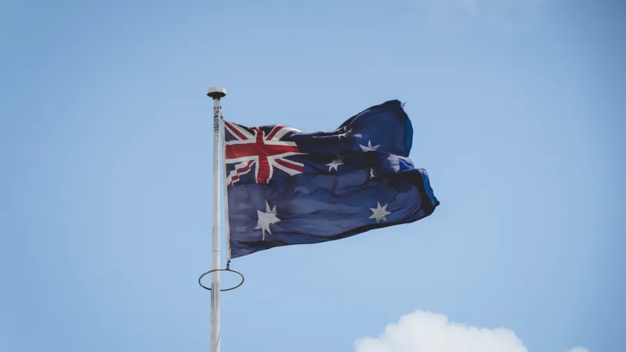 Photo by Hugo Heimendinger: https://www.pexels.com/photo/flag-of-australia-1766215/