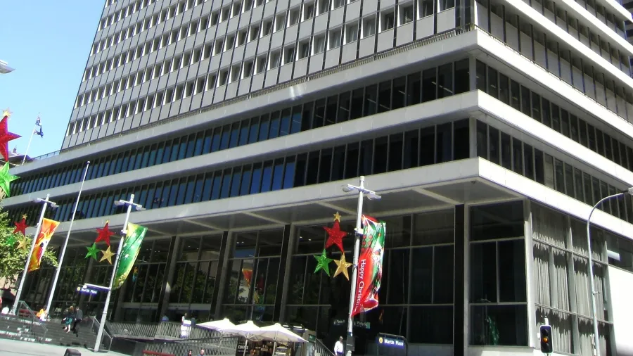 Reserve Bank of Australia in Sydney. Photo by Danausi via Wikimedia Commons - Own Work, Public Domain.