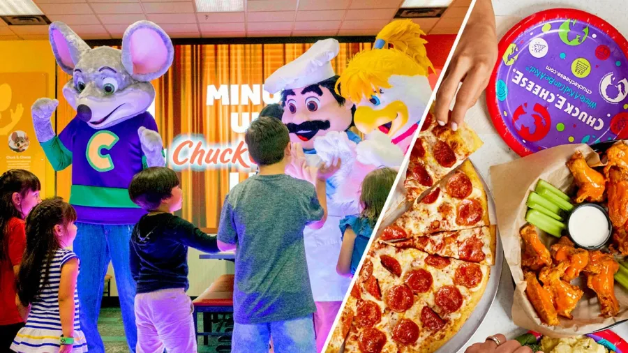 Photo from Chuck E. Cheese press release.