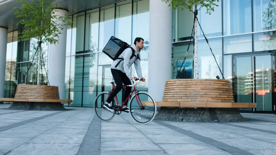 Photo by cottonbro studio: https://www.pexels.com/photo/woman-in-white-long-sleeve-shirt-and-blue-denim-jeans-riding-on-black-city-bike-during-4604599/
