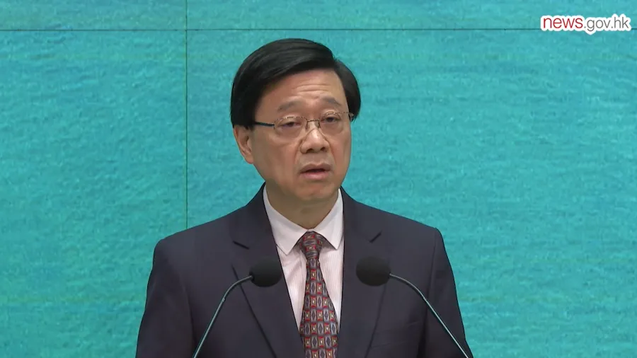 Screenshot from a video posted on news.gov.hk.