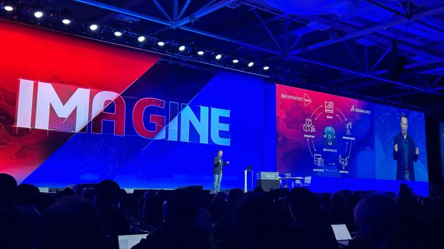 /Gian Paolo Bassi, senior vice president of 3DEXPERIENCE Works speaking at the 3DEXPERIENCE World 2024 event held in Dallas last 11 to 14 February
