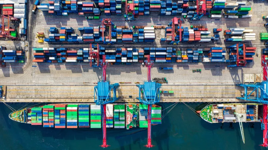 Photo by Tom Fisk: https://www.pexels.com/photo/birds-eye-view-photo-of-freight-containers-2226458/