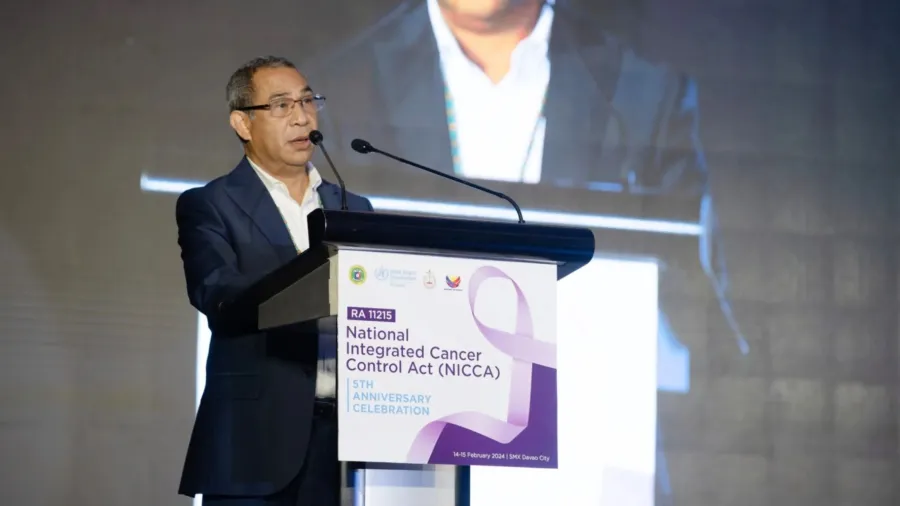 Photo from WHO, featuring WHO Representative Dr. Rui Paulo de Jesus