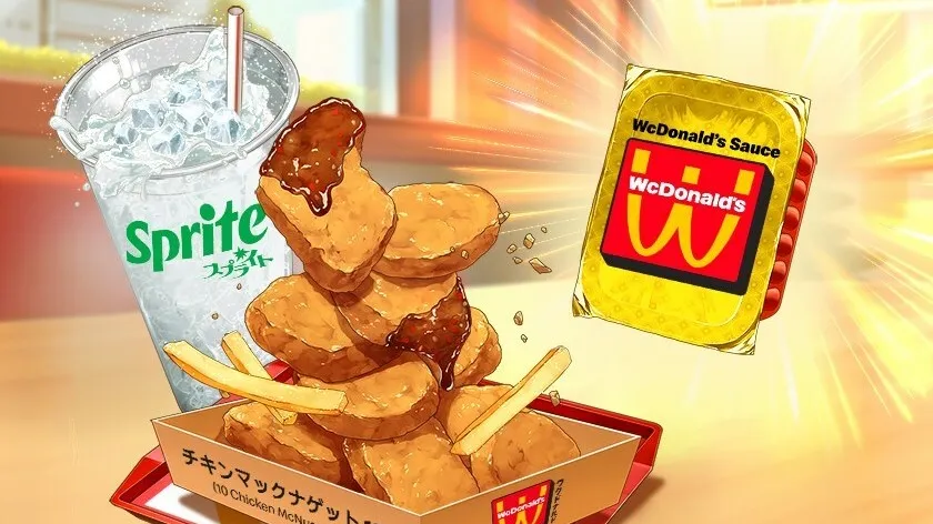 Press photo. /Mcdonald's