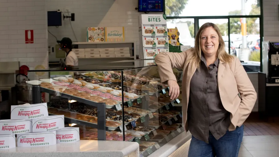 Nicola Steele, CEO of Krispy Kreme.