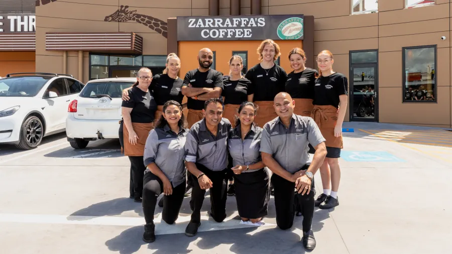 Press photo. /Zarraffa's Coffee