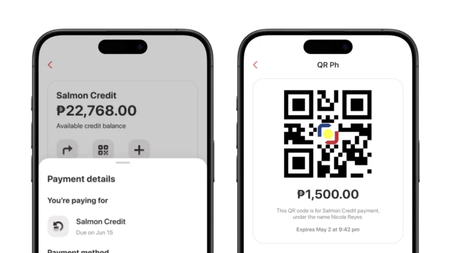 An example of the QR PH payment solution (Photo courtesy of Salmon Group and AllBank).