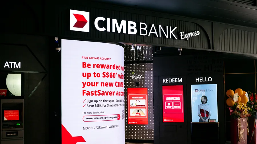 A branch of CIMB Bank Express in Singapore. Photo courtesy of CIMB.