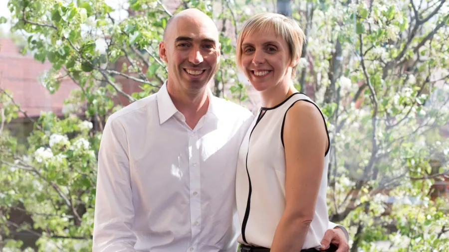 Bakers Delight joint CEOs David Christie and Elise Gillespie. /Photo provided.