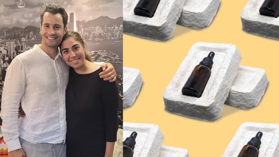 Source Green founders Sonalie Figueiras (in black) and Luc des Vallières