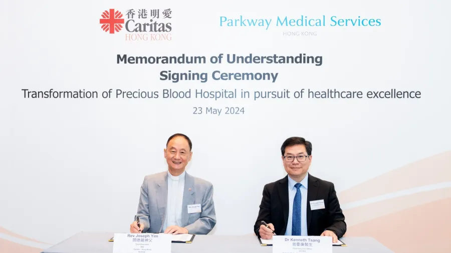 Press photo from Gleneagles Hospital Hong Kong website