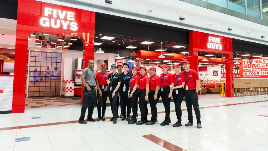 Press photo. /Five Guys