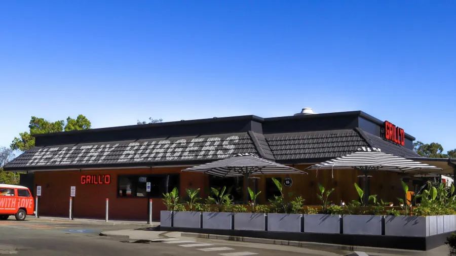 Grill'd's drive-thru restaurant. /Press photo