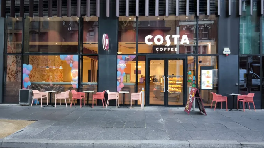 Press photo. /Costa Coffee