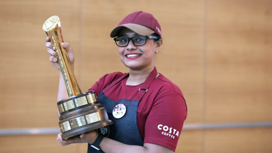 Denila Kumar, Global Barista of the Year winner. /Costa Coffee