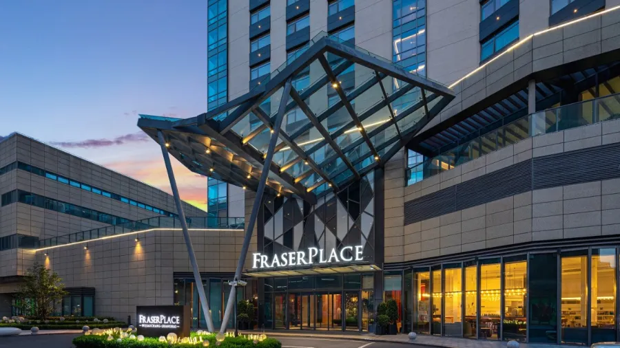 Fraser Place Wujiaochang Shanghai. Photo from Frasers